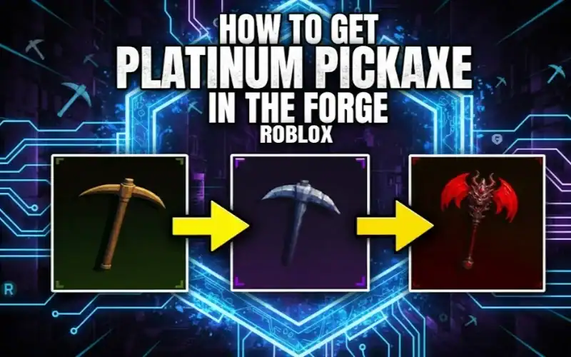 How to Get Platinum Pickaxe in The Forge Roblox