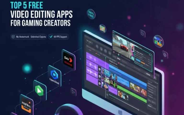 Top 5 Free Video Editing Apps For Gaming Content Creators